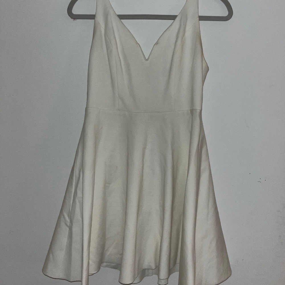 White fit and flare Urban Outfitters Mini Dress